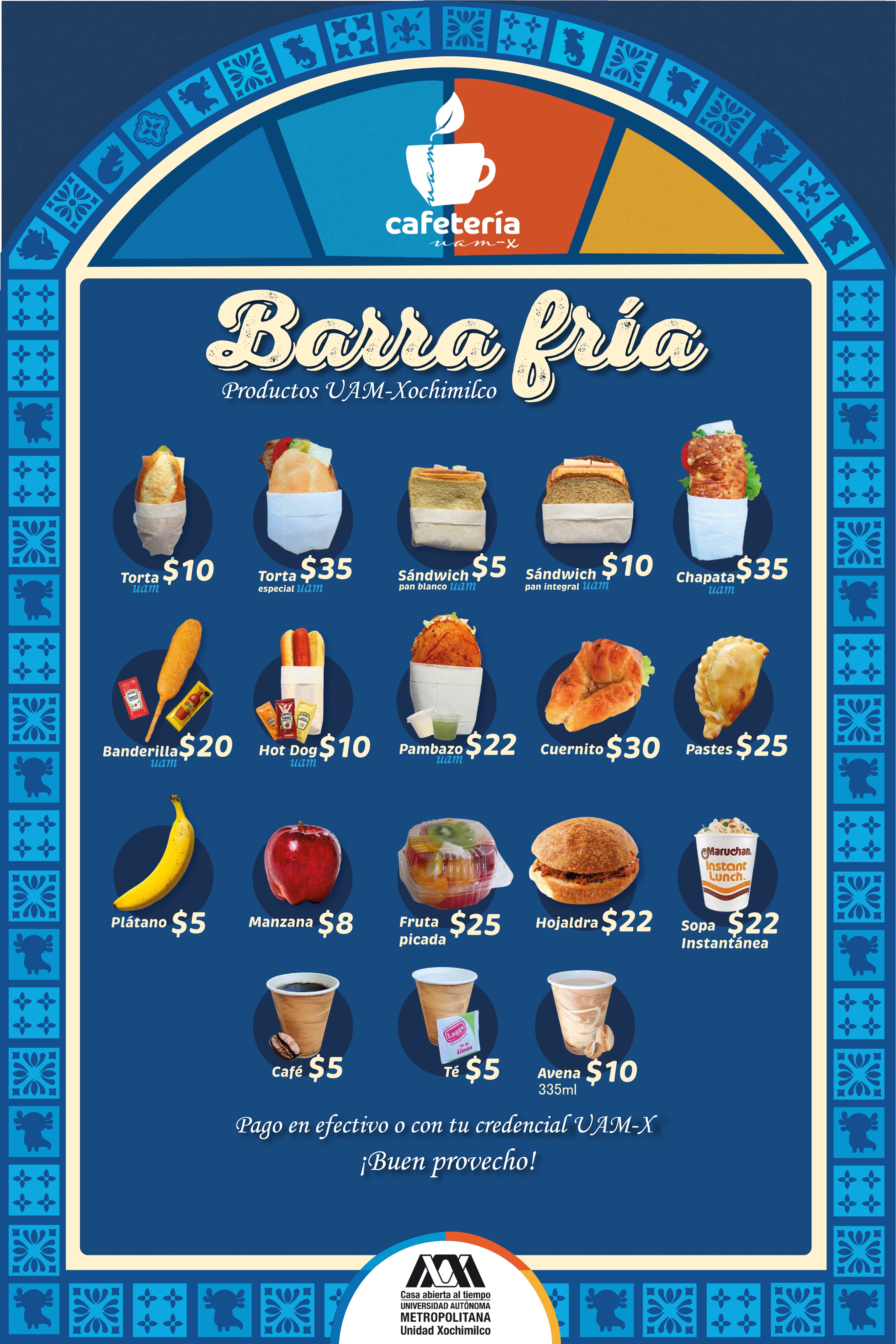 Productos barra fría